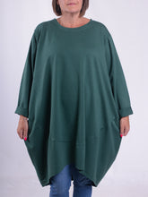 Oversized Cocoon Tunic  - 10517, Tops & Shirts, Pure Plus Clothing, Lagenlook Clothing, Plus Size Fashion, Over 50 Fashion